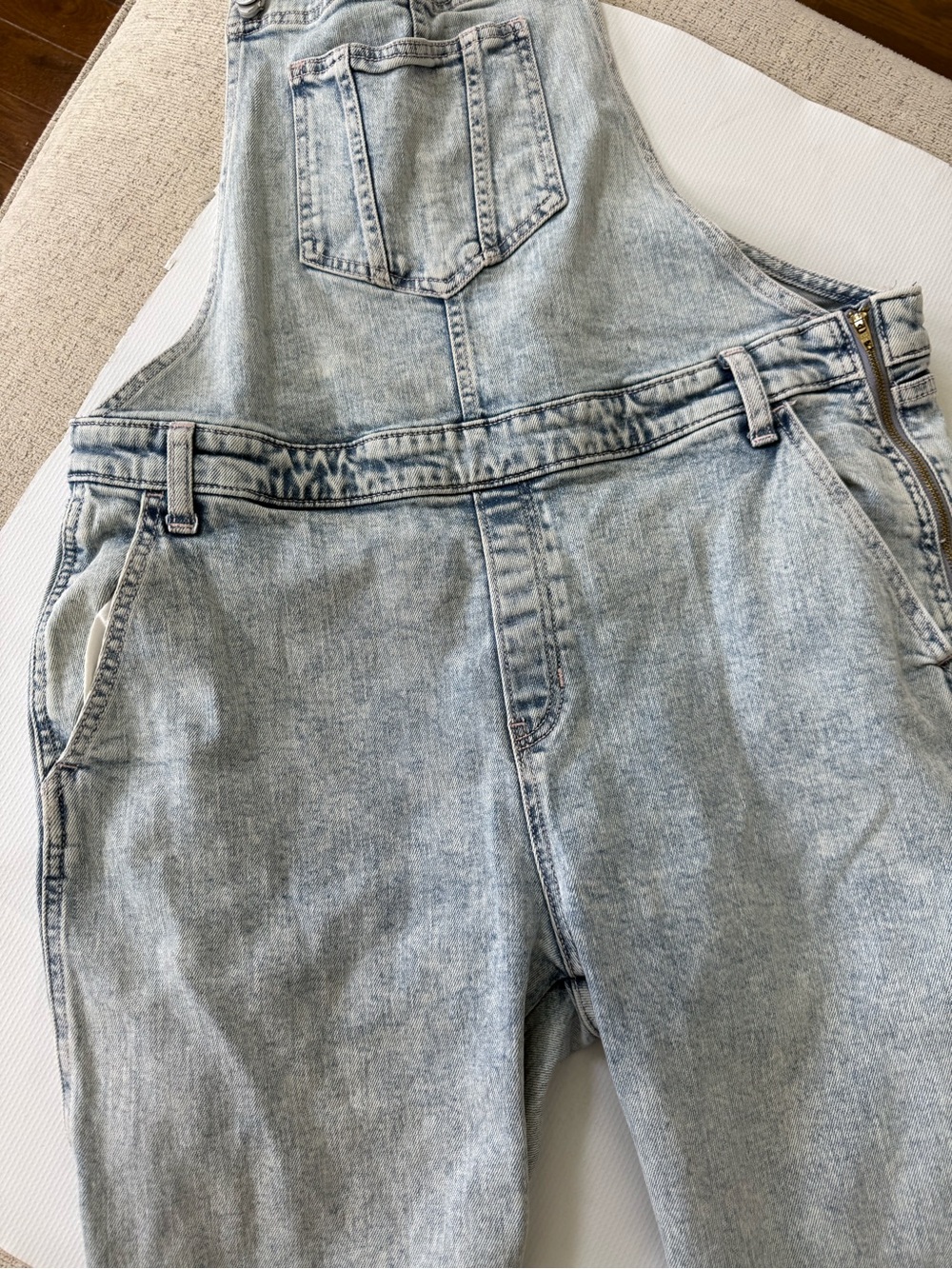 Old Navy Light Blue Denim Overalls Jumpsuit Size 16 - Picture 2 of 9